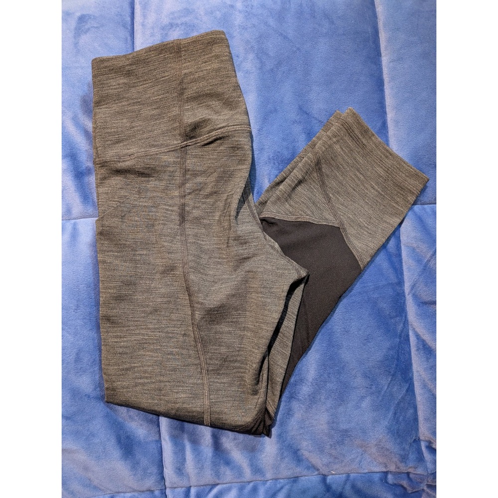 Lululemon Pace Rival Mid Rise Crop Leggings Pockets Luxtreme 26Wx31L - Size 4